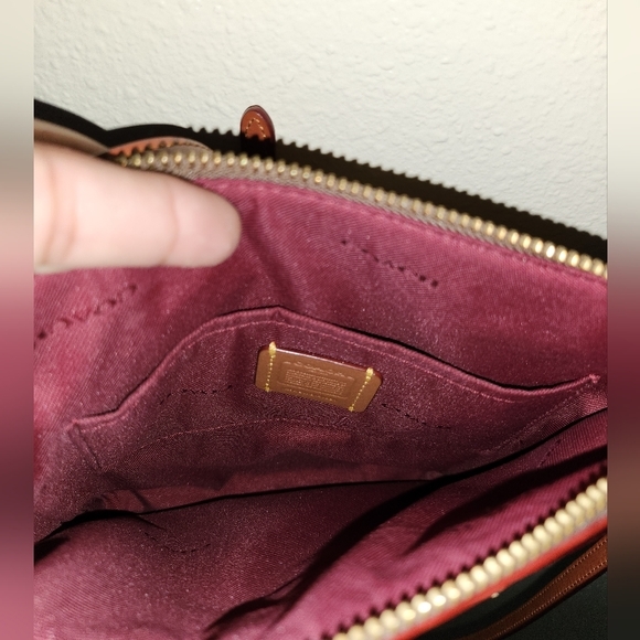 Coach Kitt Messanger Crossbody In Signature Canvas Rust Tan - Picture 2 of 4